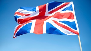 Union Jack, British flag, Flag of the United Kingdom, National flag, Blue Sky, 4K wallpaper