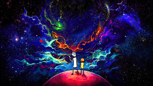Rick and Morty, Rick Sanchez, Morty Smith, 4K wallpaper