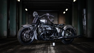BMW R 18 Custom, Black bikes, Custom motorcycle, 4K wallpaper