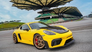 Porsche 718 Cayman GT4 RS, Sports cars, Yellow cars, 4K wallpaper