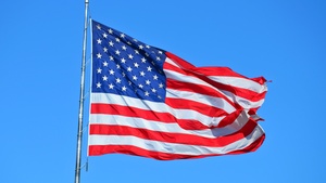Flag of USA, American flag, Flag of the United States, National flag, Blue Sky, 4K wallpaper