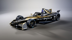 Formula E racing car, 4K wallpaper