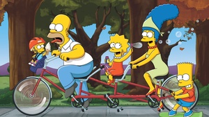 The Simpsons, Cartoon, Simpson family, Homer Simpson, Marge Simpson, Bart Simpson, Lisa Simpson, Maggie Simpson, 4K wallpaper