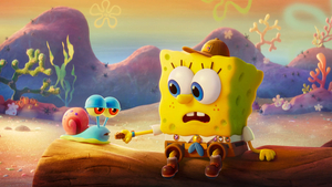 SpongeBob, Gary the Snail, Animation movies, 3D SpongeBob, 4K wallpaper