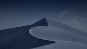 Arabian desert, Night, UAE, Sand Dunes, Night sky, Dubai, 4K wallpaper
