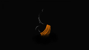 Gautama Buddha, Minimalist, Lord Buddha, Divine, Spiritual, Black background, AMOLED, Simple, 4K wallpaper