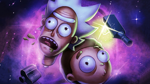 Rick and Morty, TV series, Rick Sanchez, Morty Smith, 4K wallpaper