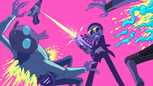 Run the Jewels, Morty Smith, Rick and Morty, Pink background, 4K wallpaper