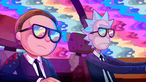Rick and Morty, Run the Jewels, Rick Sanchez, Morty Smith, 4K wallpaper