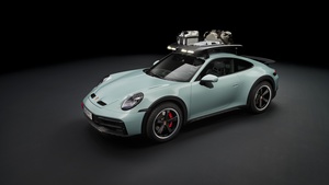 Porsche 911 Dakar, Sports cars, Dark background, 4K wallpaper