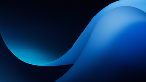 Microsoft Surface Duo 2, Blue background, Gradient background, Dark theme, 4K wallpaper
