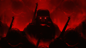 Respirator mask, Red background, Dark red, 4K wallpaper