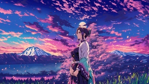 Shinobu Kocho, Aesthetic, Purple aesthetic, Demon Slayer: Kimetsu no Yaiba, 4K wallpaper