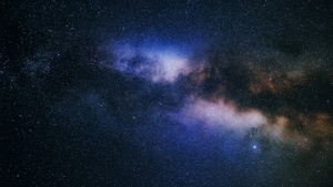Milky Way, Galaxy, Starry sky, Outer space, 4K wallpaper