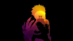 Yuji Itadori, Jujutsu Kaisen, AMOLED, Black background, Sukuna, 4K wallpaper