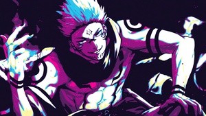 Sukuna, Artwork, Jujutsu Kaisen, Pop Art, 4K wallpaper