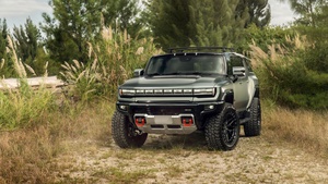 GMC Hummer EV, Aesthetic, 4K wallpaper