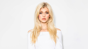 Loren Gray, White aesthetic, American singer, White background, 4K wallpaper
