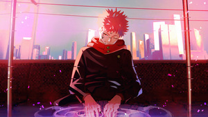 Sukuna, Jujutsu Kaisen, Yuji Itadori, 4K wallpaper