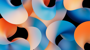 Gradient curves, Colorful abstract, Abstract curves, Colorful gradients, 4K wallpaper