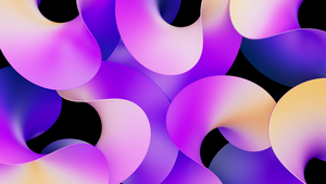 Purple curves, Gradient curves, Colorful abstract, Abstract curves, Colorful gradients, 4K wallpaper