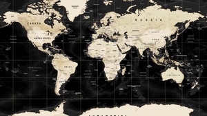 World map, Poster, 4K wallpaper