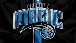 Orlando Magic, Dark background, Basketball team, NBA, 4K wallpaper