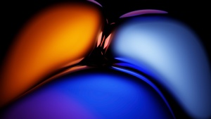 3D background, Black background, Metallic shapes, 4K wallpaper