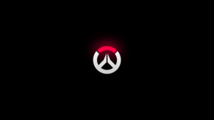 Overwatch 2, Dark background, Minimal logo, 4K wallpaper