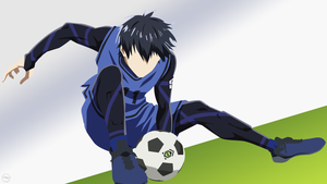 Yoichi Isagi, Blue Lock, Minimal art, 4K wallpaper