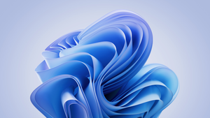 Surface Pro 9, Stock, Blue abstract, White background, 4K wallpaper