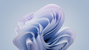 Surface Pro 9, Pastel blue, Stock, Purple abstract, White background, Pastel background, 4K wallpaper
