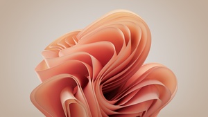 Surface Laptop 5, Pastel orange, Stock, Orange abstract, Orange background, Pastel background, 4K wallpaper