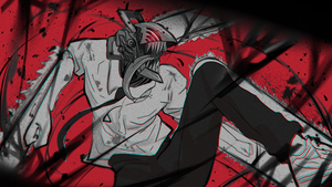 Artwork, Chainsaw Man, 4K wallpaper