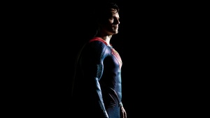 Superman, DC Superheroes, Henry Cavill, DC Comics, Black background, AMOLED, 4K wallpaper