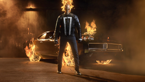 Ghost Rider, Poster, Fire, Marvel Superheroes, Skull, 4K wallpaper