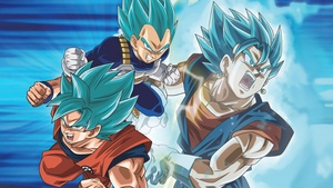 Dragon Ball Super, Super Saiyan Blue, Son Goku, Vegito, Vegeta, 4K wallpaper