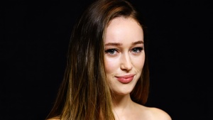 Alycia Debnam-Carey, AMOLED, Australian actress, 4K wallpaper