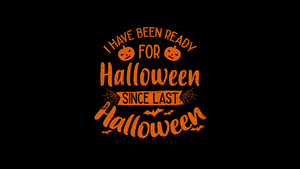 Happy Halloween, Black background, AMOLED, 4K wallpaper
