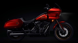 Harley-Davidson Low Rider El Diablo, AMOLED, Limited edition, Dark background, 2022, 4K wallpaper