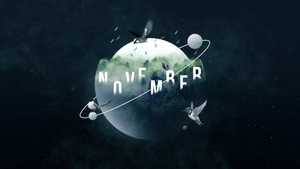 November, Outer space, Dark green, Planet Earth, 4K wallpaper