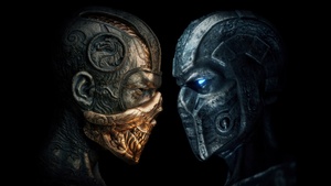 Mortal Kombat, Artwork, Black background, 4K wallpaper