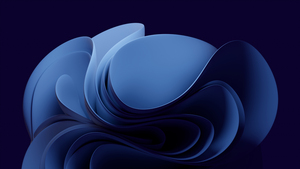 Blue background, Abstract background, Windows 11, 4K wallpaper