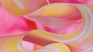 Ribbon, Abstract background, Aesthetic, Pastel, Microsoft Design, 4K wallpaper