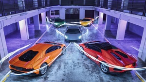 Lamborghini Aventador, Aesthetic, Sports cars, 4K wallpaper
