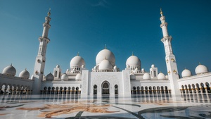 Grand Mosque, Dubai, Ancient architecture, United Arab Emirates, Sheikh Zayed Grand Mosque, Abu Dhabi, Islamic, Arab, Spiritual, UAE, Landmark, Tourist attraction, 4K wallpaper