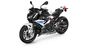 BMW S1000R, Sports bikes, White background, 4K wallpaper