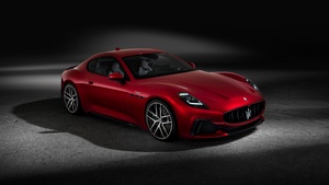 Maserati GranTurismo Trofeo, 2023, Dark background, 4K wallpaper