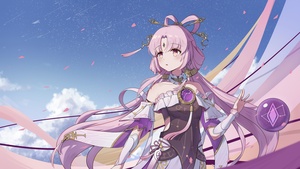 Honkai: Star Rail, Anime girl, Purple aesthetic, 4K wallpaper