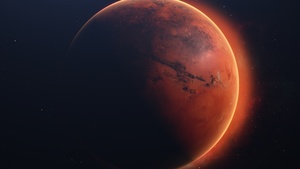 Mars, Solar system, Planet, Red planet, Outer space, 4K wallpaper